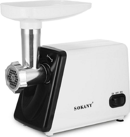 Sokany SK-312 Μηχανή Άλεσης Κιμά 2500W Λευκή