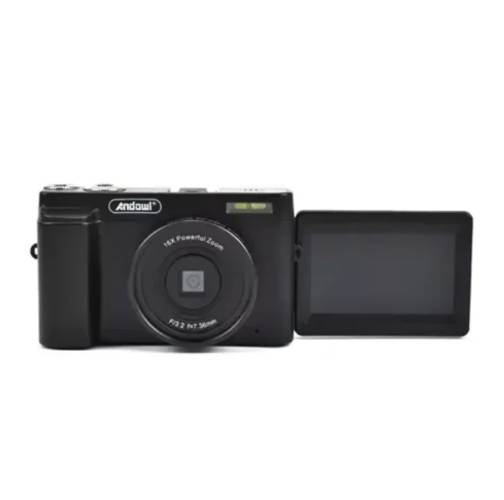 Ψηφιακή φωτογραφική μηχανή 8MP 4K Ultra HD 16x Digital WiFi Andowl A1 – μαύρο