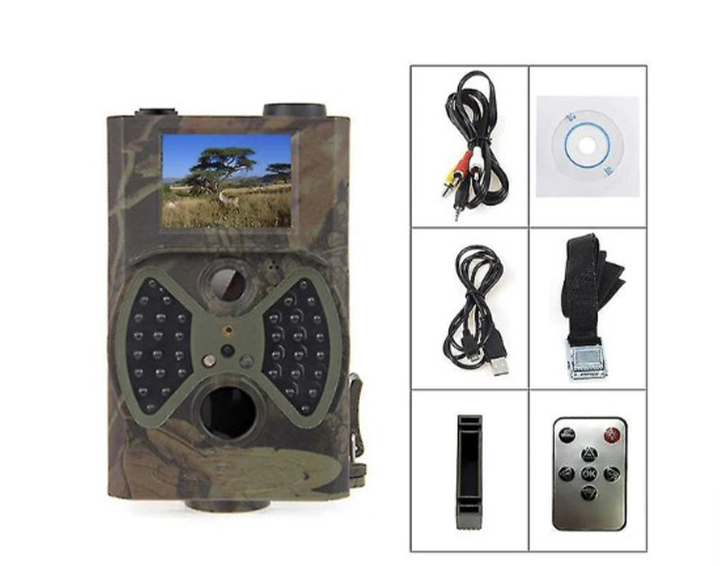 Κάμερα για εξερεύνηση άγριας φύσης Andowl Q-300M σε λαδί χρώμα