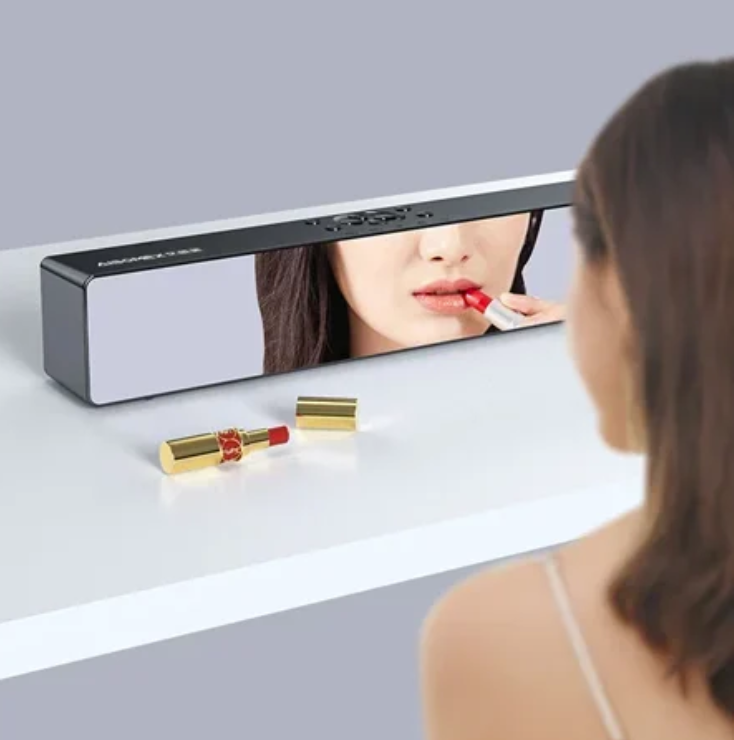 Φορητό ηχείο 4 σε 1 με ρολόι, συναγερμός υποδοχή κάρτας SD και Bluetooth Andowl Q-YXB133 μαύρο