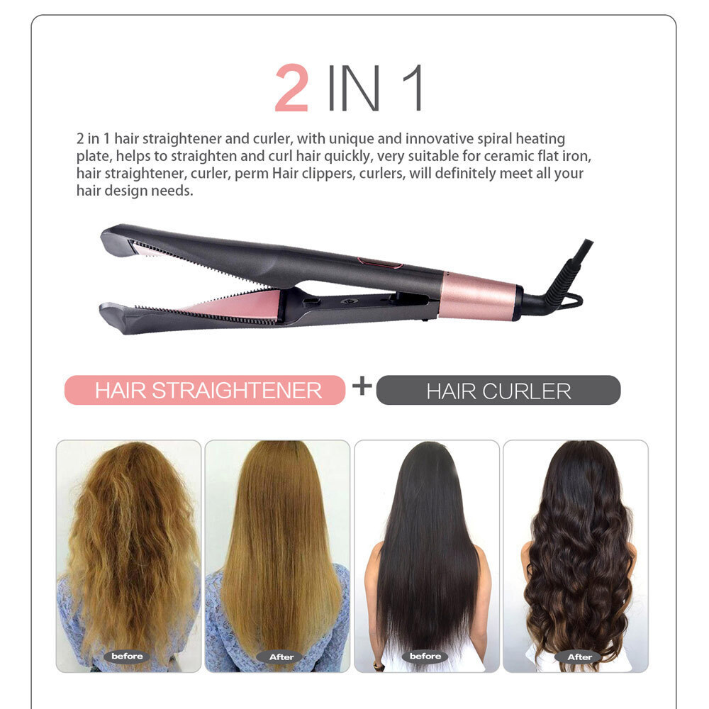 Kemei Curl & Straight Confidence KM-1225 Πρέσα Μαλλιών 50W