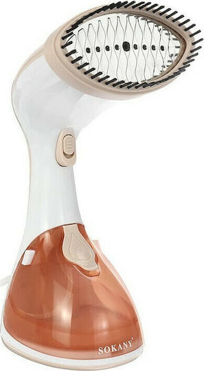 Sokany SK-3050 Ατμοκαθαριστής Ρούχων Χειρός 1500W με Δοχείο 260ml Κόκκινος