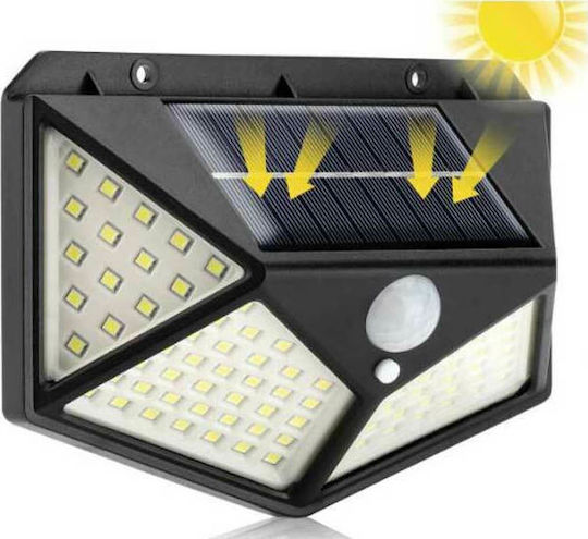 Ηλιακό Αδιάβροχο Φωτιστικό Εξωτερικού Χώρου Με Panel 118 LED, με Αισθητήρα Κίνησης NF-118B