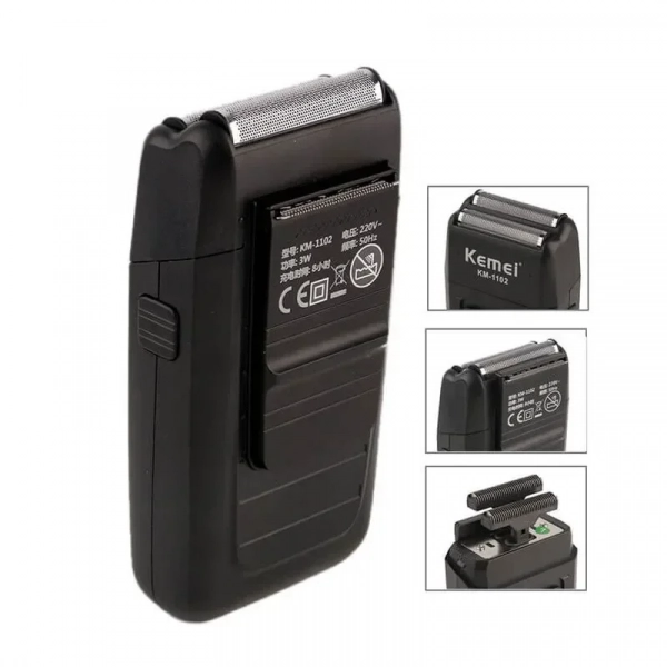 Kemei Ξυριστική Μηχανή Προσώπου Επαναφορτιζόμενη KM-1102