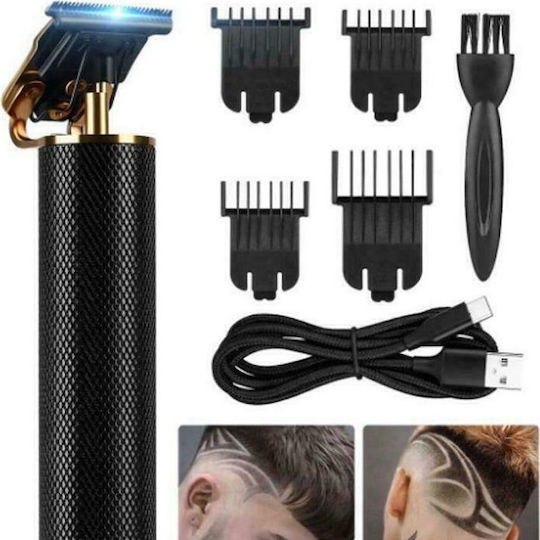 Kemei Επαναφορτιζόμενη Κουρευτική Μηχανή Μαύρη KM-1931D