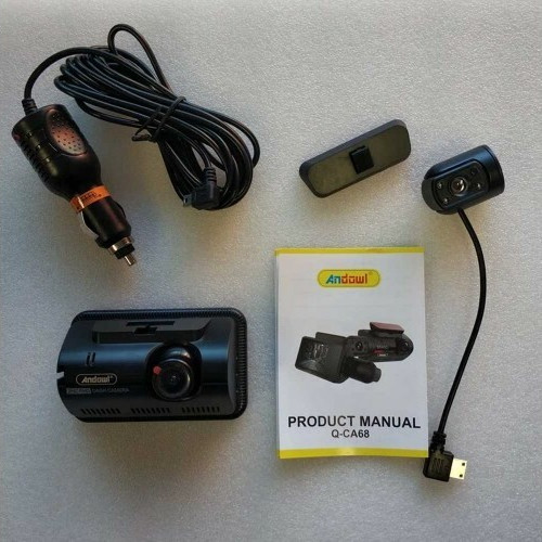 Andowl Q-CA68 Κάμερα DVR Αυτοκινήτου 4K με Οθόνη για Παρμπρίζ με Αυτοκόλλητο