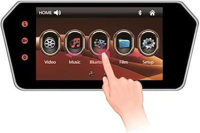 Οθόνη αφής καθρέφτη αυτοκινήτου 7 ιντσών με  Bluetooth MP5 HD