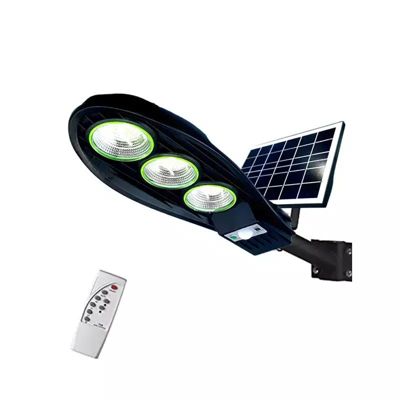 Ηλιακό Φωτιστικό Δρόμου 50W με Αισθητήρα Κίνησης και Τηλεχειριστήριο IP65 Black GD-750