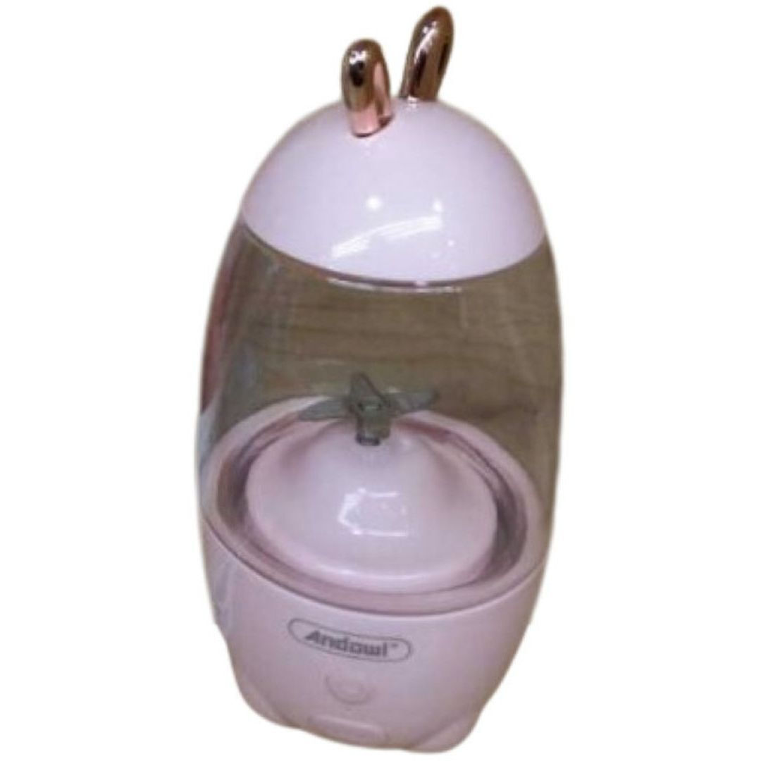 Andowl Q-JU21 Επαναφορτιζόμενο Μπλέντερ για Smoothies 0.3lt Pink