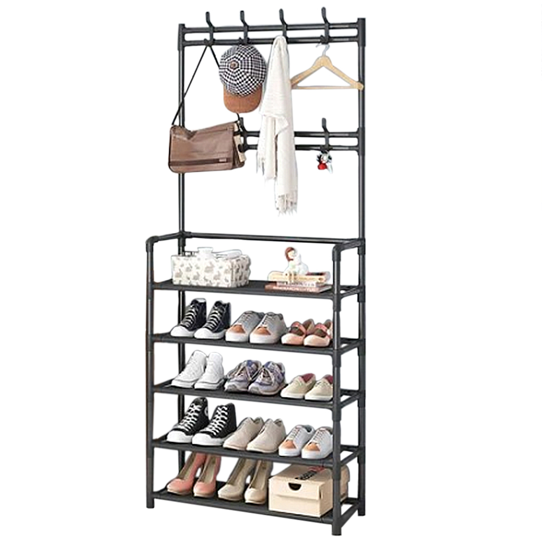 Έπιπλο Εισόδου με Κρεμάστρα & Παπουτσοθήκη 60x29x170εκ. 177622