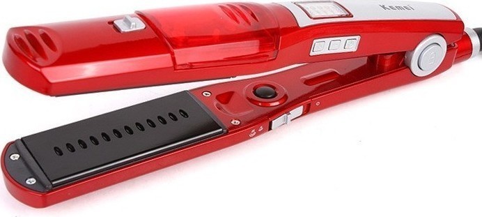 Kemei KM-3011 Πρέσα Μαλλιών με Ατμό και Κεραμικές Πλάκες Ionic 65W