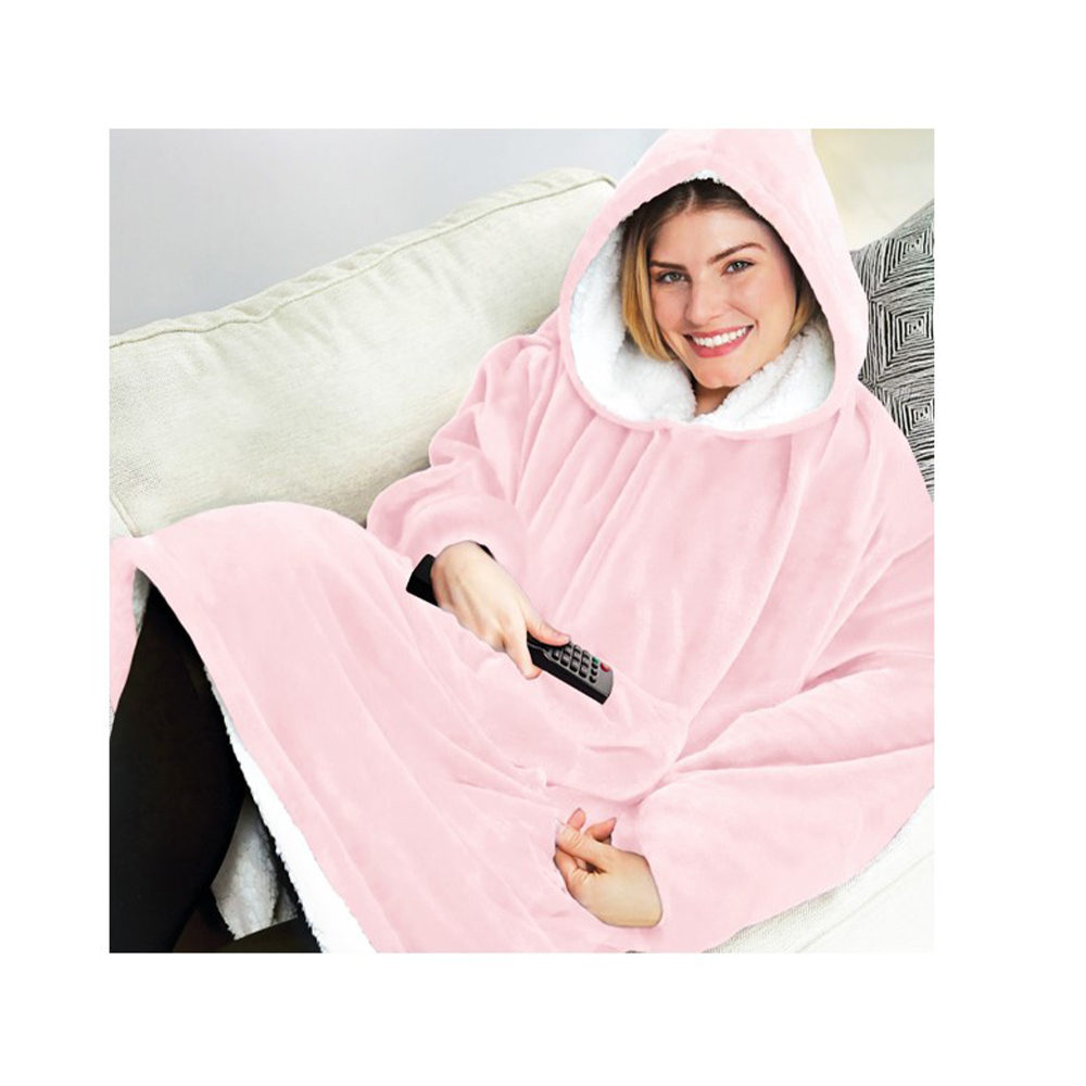 Huggle Κουβέρτα Βελουτέ King Size 70×90εκ. Ροζ