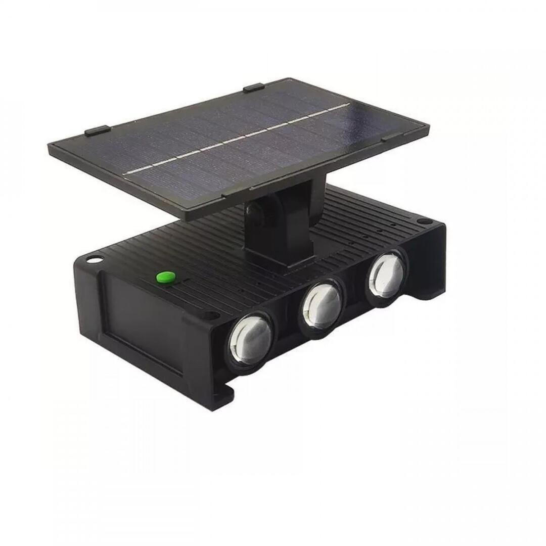 Επιτοίχια Ηλιακά Φωτιστικά 1.7W με Θερμό Λευκό Φως 3000K IP65 Q-TY599